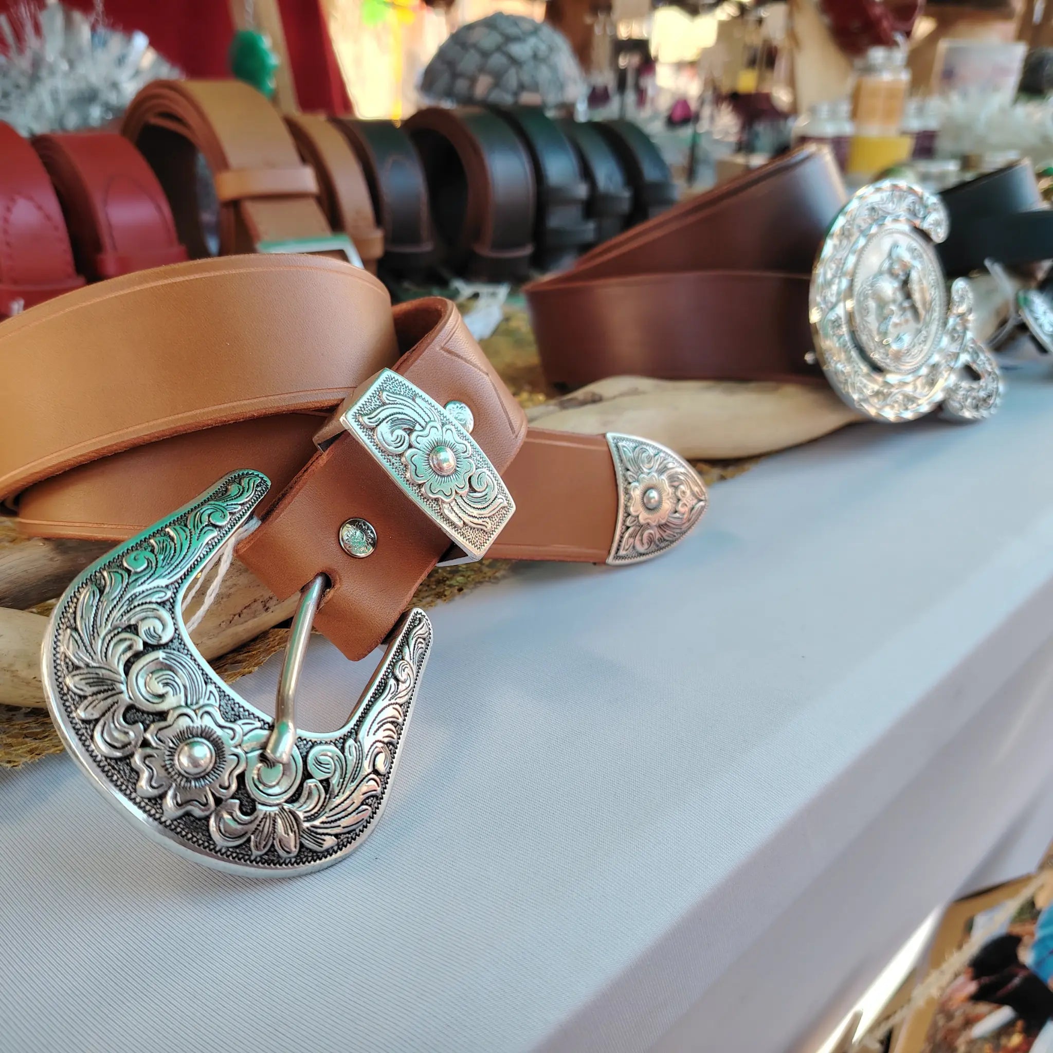 Ceintures style Western Cuir et Loulous