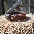 Collier Essentiel, taille M (29-37 cm) Cuir et Loulous
