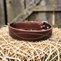 Collier Essentiel, taille M (29-37 cm) Cuir et Loulous