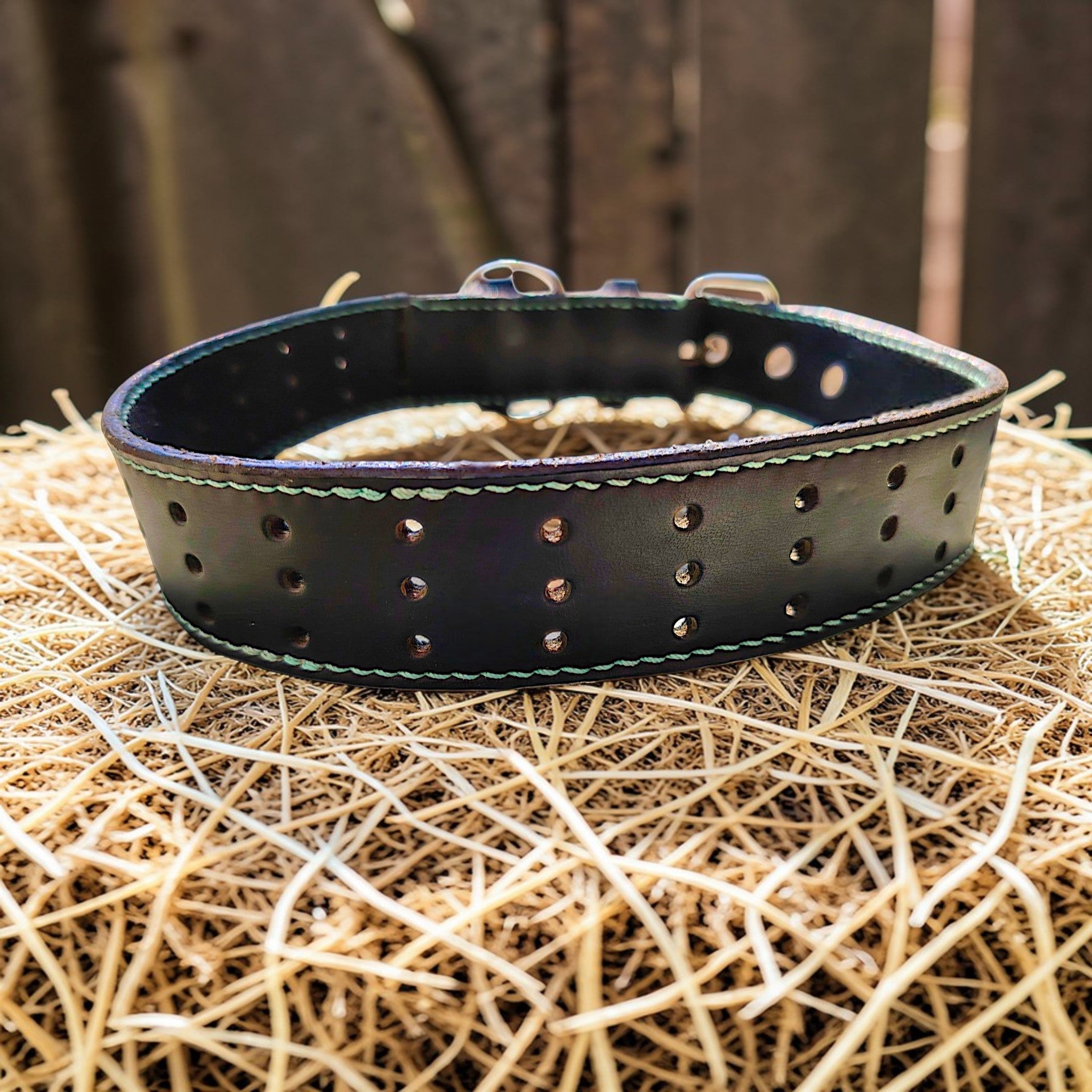 Collier Essentiel, taille XL (49-58 cm) Cuir et Loulous