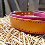 Collier Prestige, taille XL (52-61 cm) Cuir et Loulous