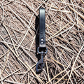 Dragonne noire - 28 cm - 2,5 cm Cuir et Loulous